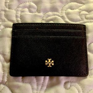 Tory Burch black credit card wallet